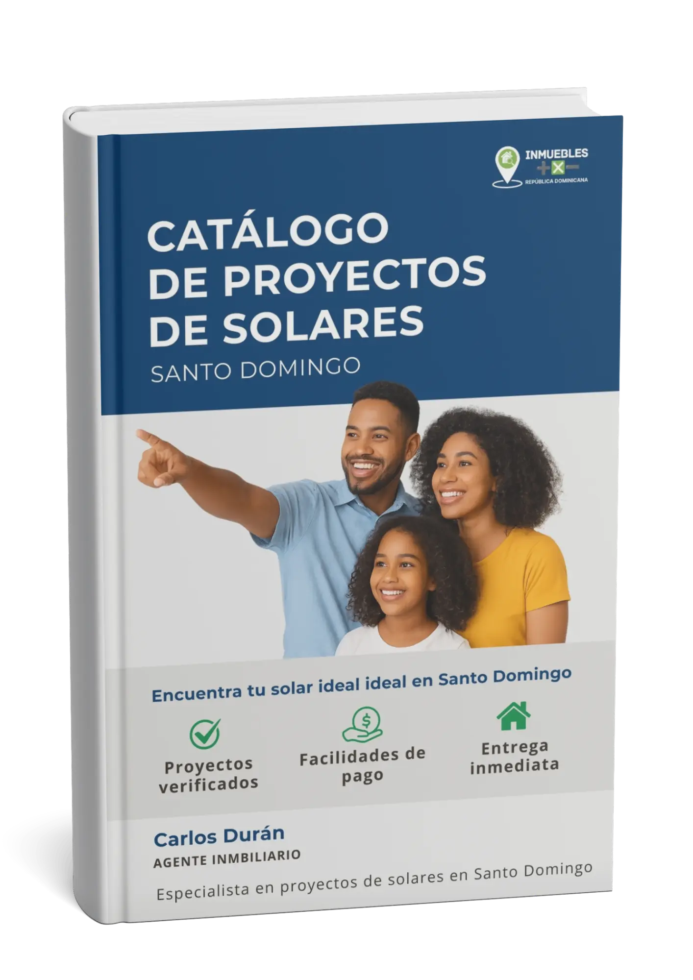 Mockup listado de proyectos de solares en RD